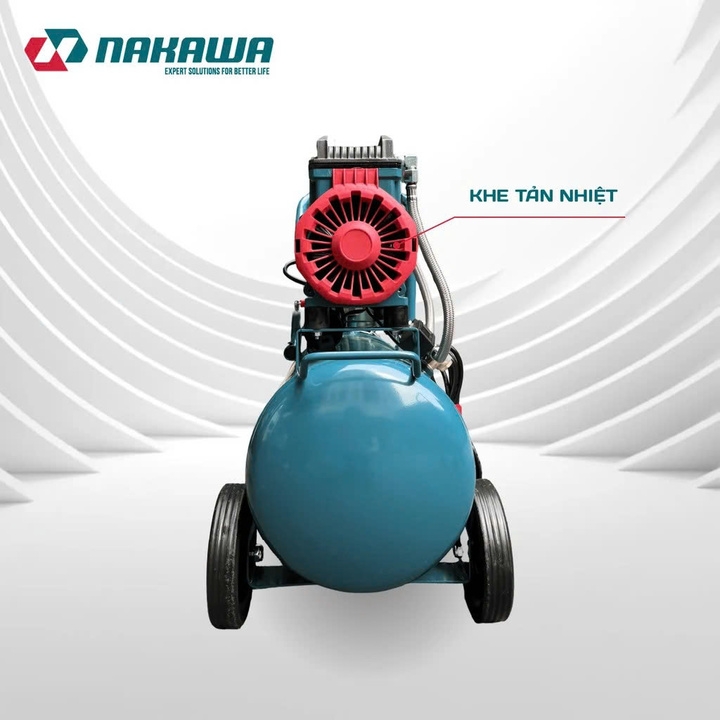 Máy nén khí không dầu tốc nhanh siêu êm NAKAWA 2.8HP NK-28H32L