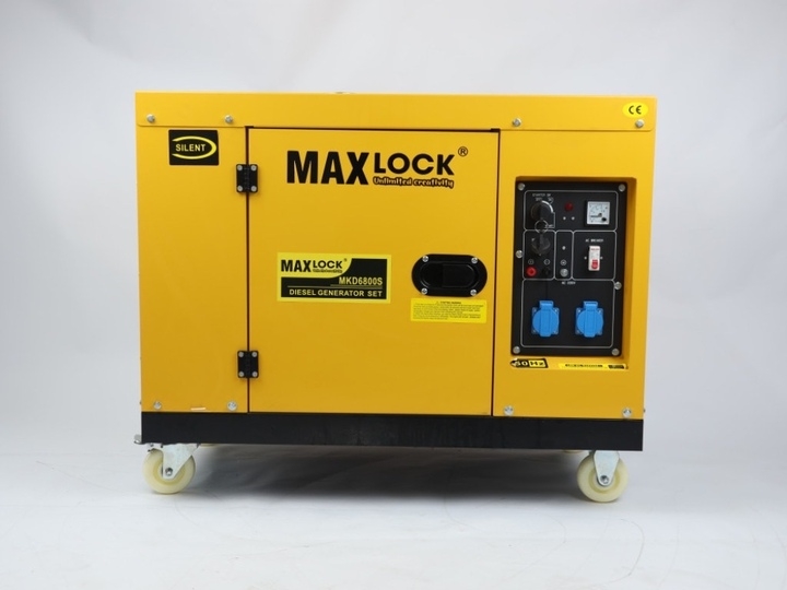Máy phát điện chạy dầu 5KW MAXLOCK MKD6800S