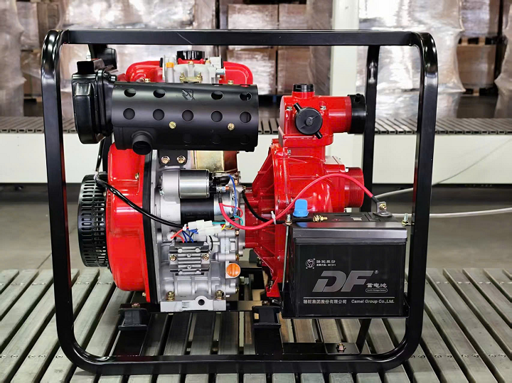 Máy bơm nước chạy dầu cao áp HAKUDA HKD80DNE 6.6KW