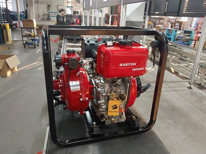 Máy bơm nước chạy dầu cao áp HAKUDA HKD50DNE 4kW