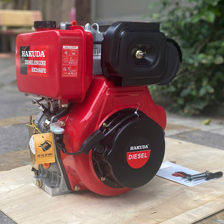 Động cơ dầu HAKUDA HKD192FE 11.6HP có đề