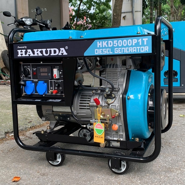 Máy phát điện chạy dầu HAKUDA 5KW HKD5000P1T