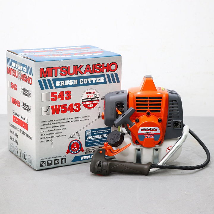 Máy cắt cỏ chạy xăng 2 thì 1.7KW MITSUKAISHO W543