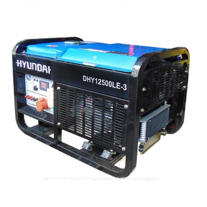 Máy phát điện chạy dầu diesel HYUNDAI 10KW DHY12500LE-3 3 pha