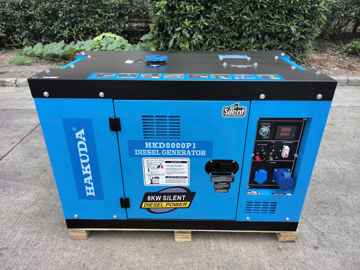 Máy phát điện chạy dầu 8KW HAKUDA HKD8000P1