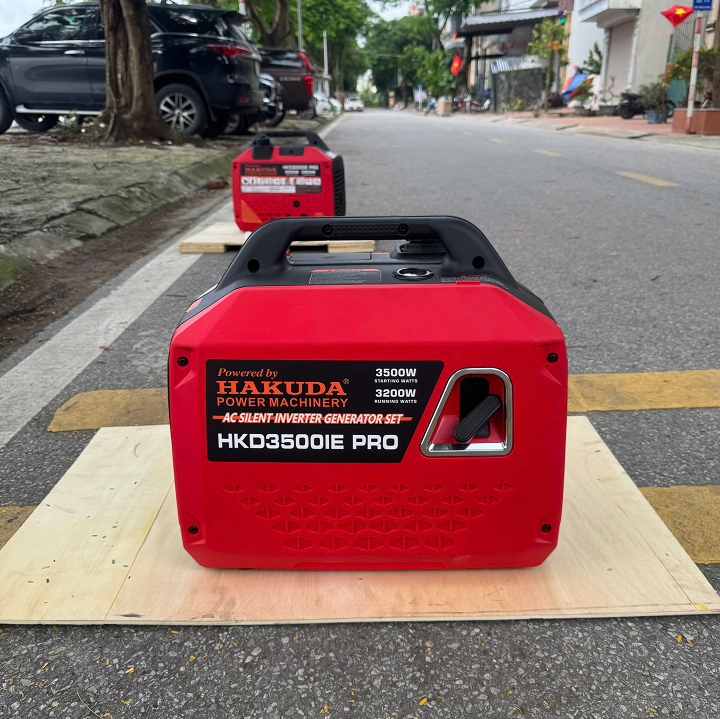 Máy phát điện HAKUDA 3.5KW HKD3500IEPRO inverter siêu cách âm