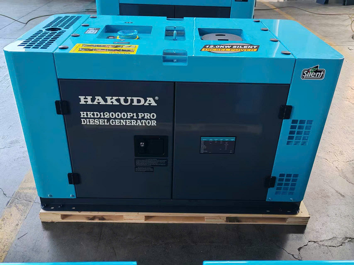 Máy phát điện chạy dầu HAKUDA HKD12000P1 PRO 12KW siêu cách âm