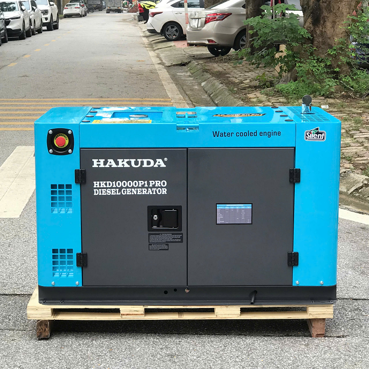 Máy phát điện chạy dầu HAKUDA HKD10000P1PRO 10KW siêu cách âm
