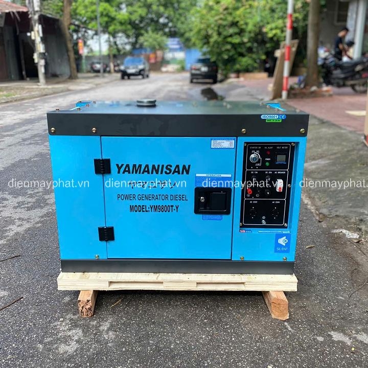 Máy phát điện chạy dầu YAMANISAN 7.5KW YM9800T-Y chống ồn