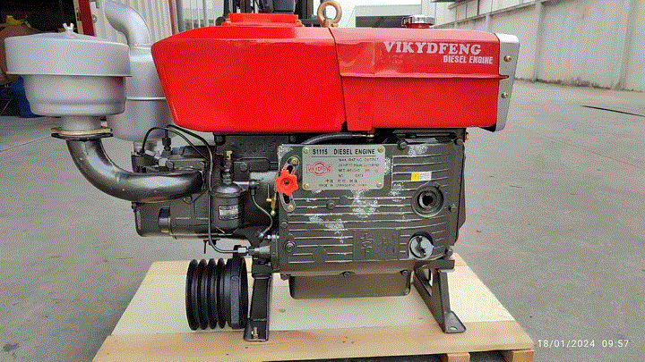 Máy Nổ – Động Cơ Dầu Vikidfeng 24HP S1115 (D24 Nước)