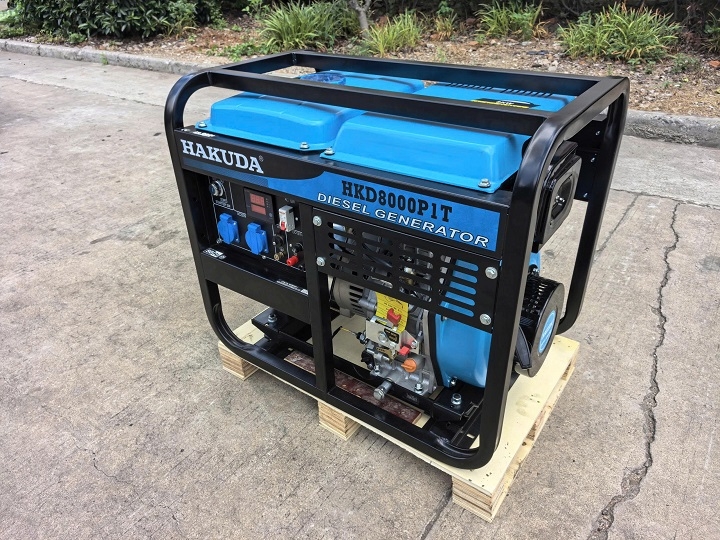 Máy phát điện chạy dầu HAKUDA 8KW HKD8000P1T