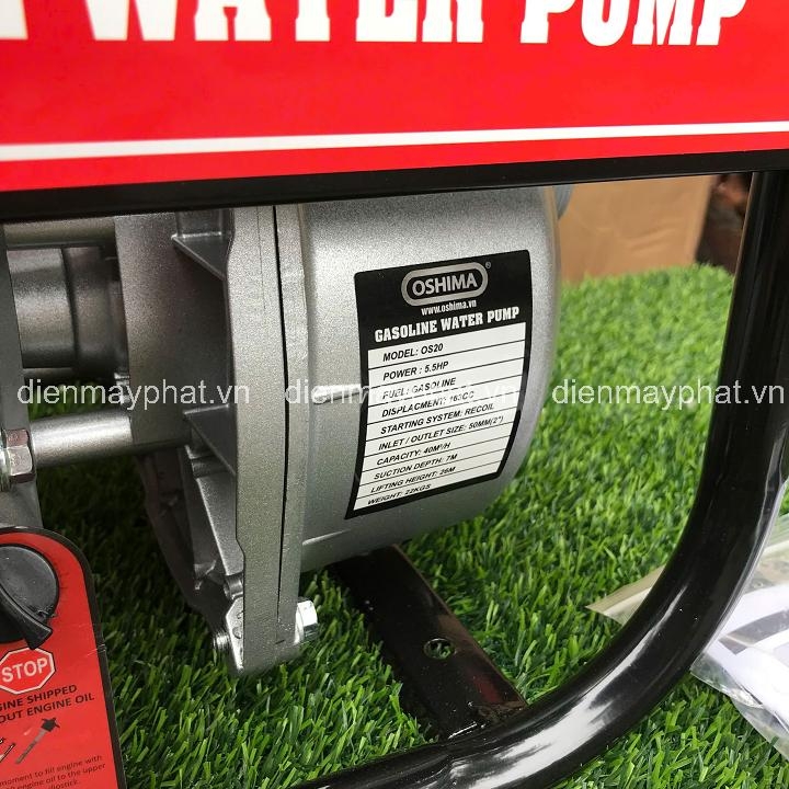 Máy bơm nước chạy xăng 5.5HP OSHIMA NEW OS20