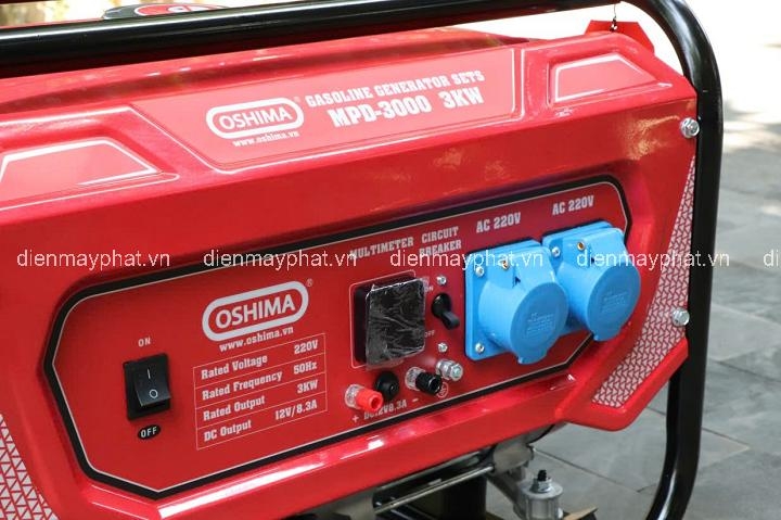 Máy Phát Điện Chạy Xăng OSHIMA MPD3000 3KW