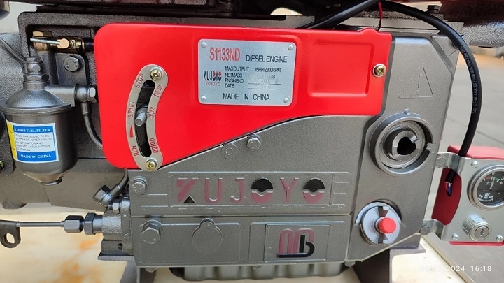 Máy Nổ – Động Cơ Dầu Kujoyo 33HP ZH1133ND (D33 Gió Đề)