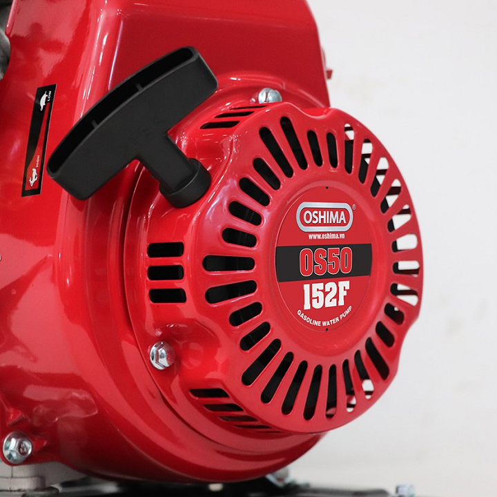 Máy bơm ruộng chạy xăng OSHIMA OS50-152F 2.5HP đỏ 4 thì