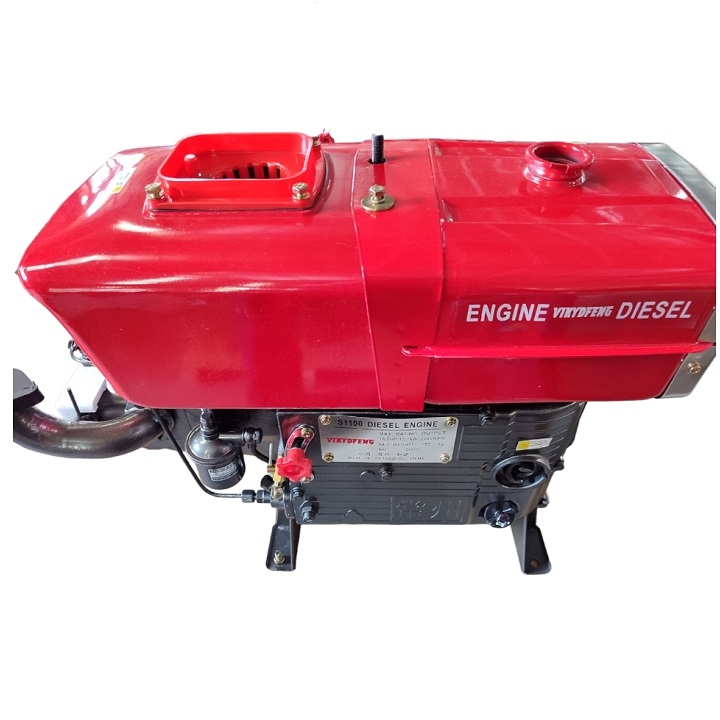 Máy Nổ – Động Cơ Dầu Vikidfeng 15HP S1100 (D15 Nước)