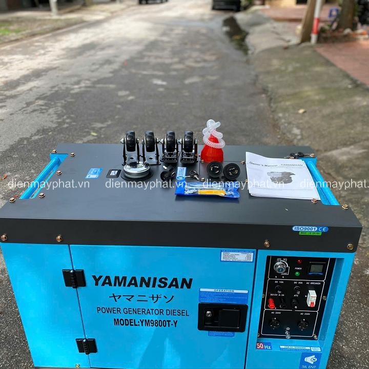 Máy phát điện chạy dầu YAMANISAN 7.5KW YM9800T-Y chống ồn