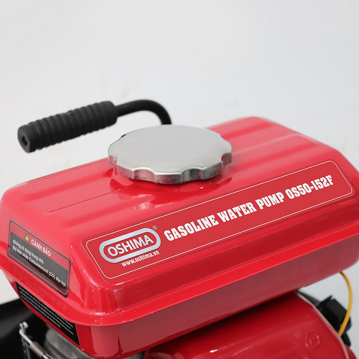Máy bơm nước chạy xăng OSHIMA OS50-152F 2.5HP đỏ 4 thì