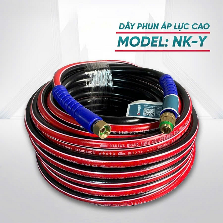 Dây phun xịt áp lực NAKAWA 8.5mm NK-Y20