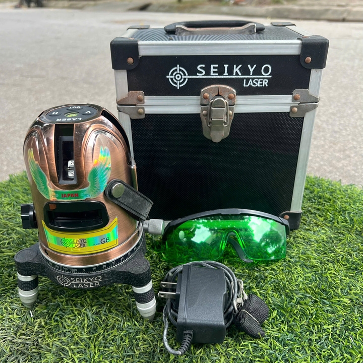 Máy đo laser Seikyo G8 5 tia xanh