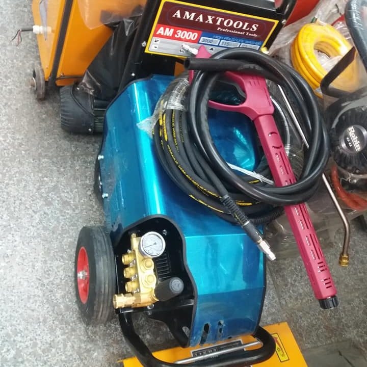 Máy Phun Xịt Rửa Xe Cao Áp Amaxtools 3Kw AMG3000