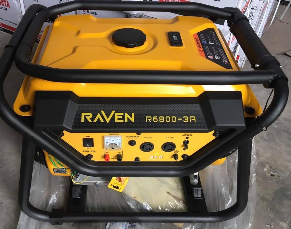 Máy Phát Điện Chạy Xăng Raven 5Kw R6800-3A
