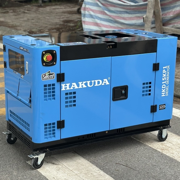 Máy phát điện chạy dầu 15KW HAKUDA HKD15KP1 chống ồn