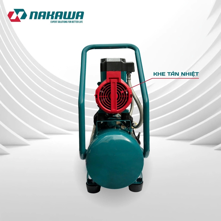 Máy nén khí không dầu tốc nhanh siêu êm 1.8HP NAKAWA NK-18H16L