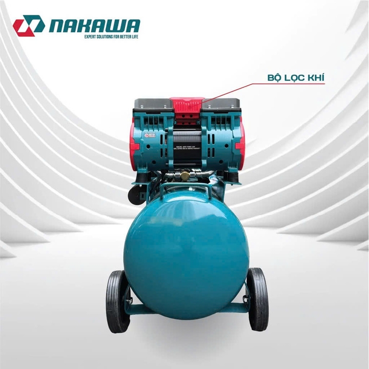 Máy nén khí không dầu tốc nhanh siêu êm NAKAWA 5.6HP NK-56H52L