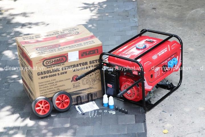 Máy phát điện chạy xăng OSHIMA MPD5000 5KW