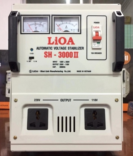 Ổn áp 1 pha Lioa 3KVA SH 3000II
