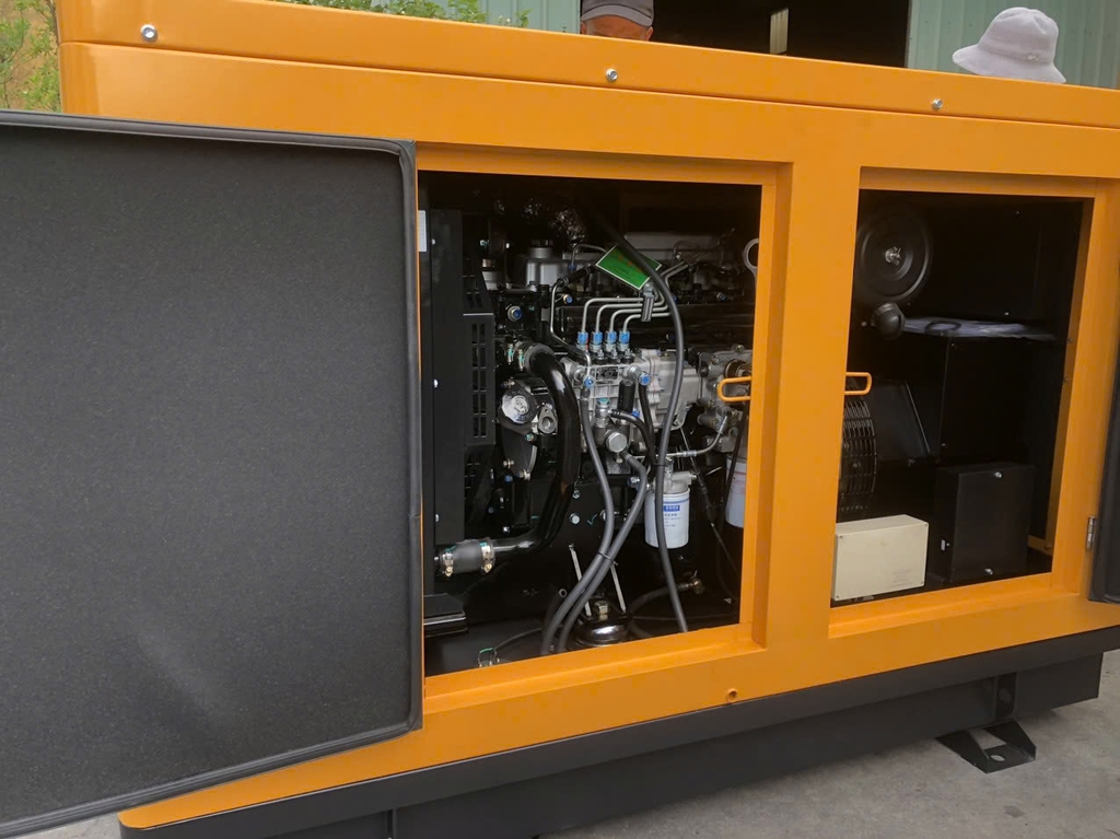 Máy Phát Điện Chạy Dầu Kama 20Kw KDE25T3D Siêu Cách Âm