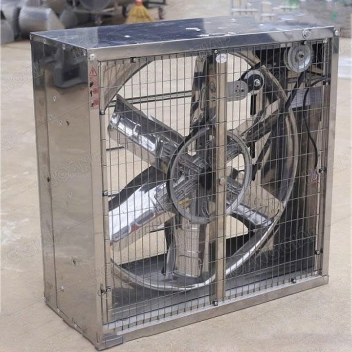 Quạt thông gió công nghiệp WING 550W TMG-CI-1000 380V cánh và chớp inox