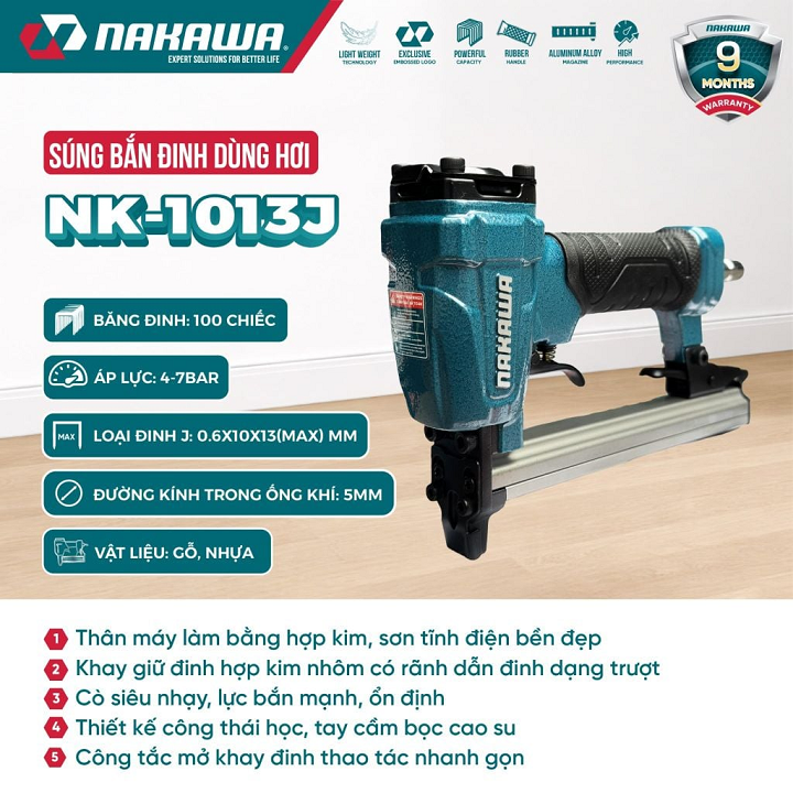 Súng bắn đinh u NAKAWA NK-1013J