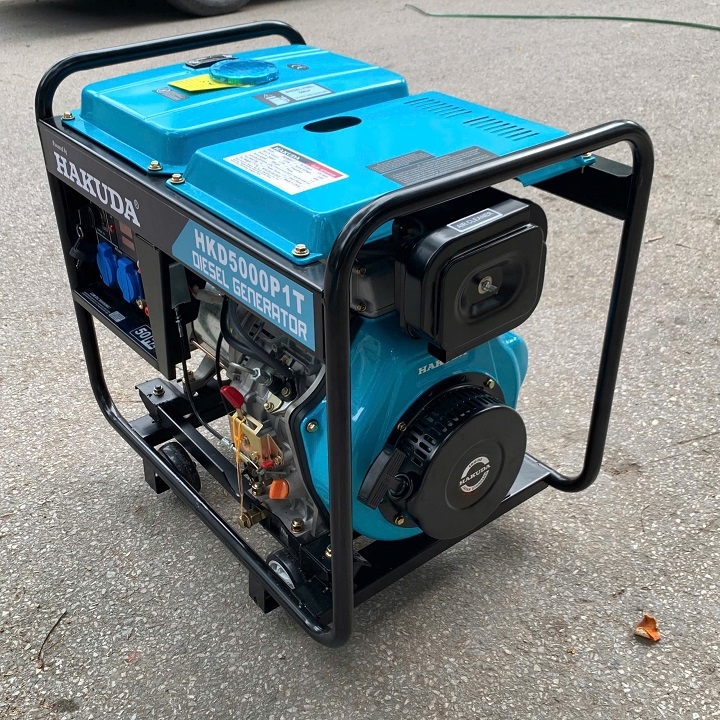 Máy phát điện chạy dầu HAKUDA 5KW HKD5000P1T