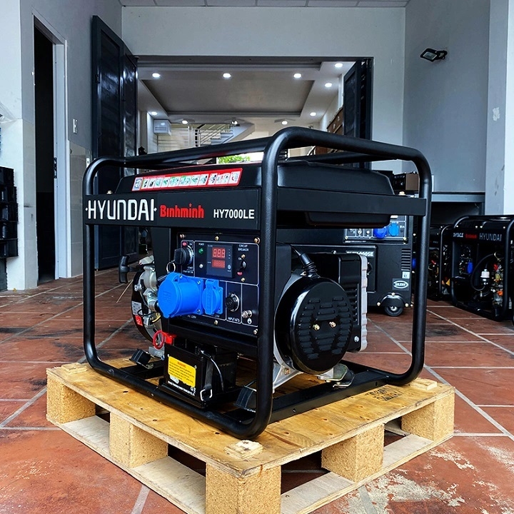 Máy phát điện chạy xăng có đề 5KW HUYNDAI HY-7000LE