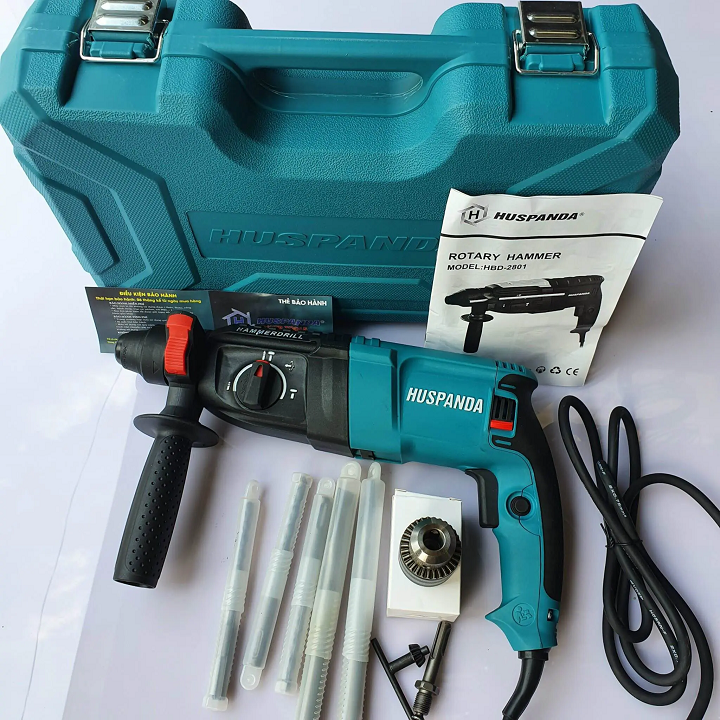 Máy khoan 3 chức năng HUSPANDA 850W HBD 2601