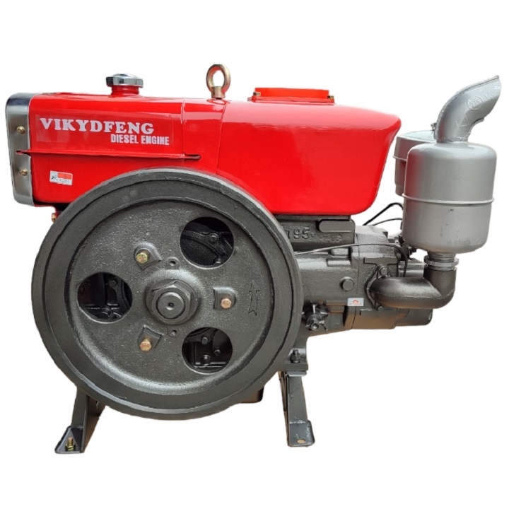 Máy Nổ – Động Cơ Dầu Vikidfeng 12HP S195 (D12 Nước)