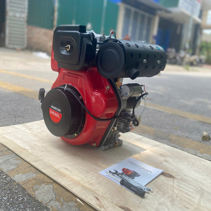 Động cơ dầu HAKUDA HKD192FE 11.6HP có đề