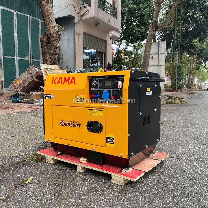 Máy phát điện chạy dầu KAMA 5KW KDE6500T