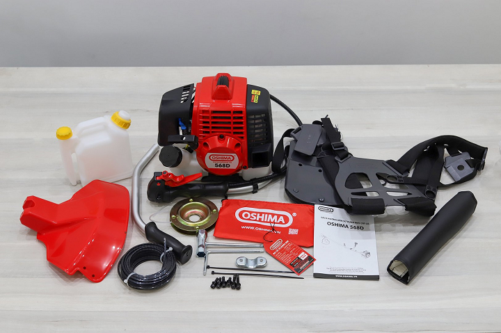 Máy cắt cỏ chạy xăng 2 thì 2.3KW OSHIMA 568D