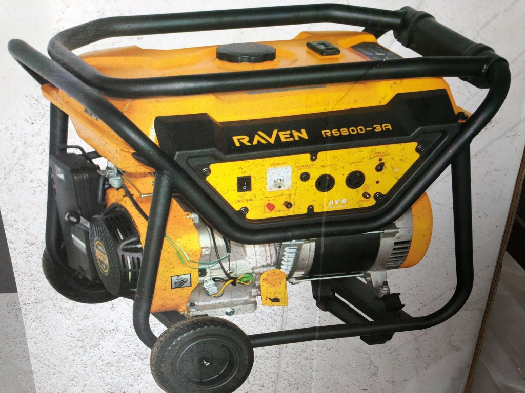 Máy Phát Điện Chạy Xăng Raven 5Kw R6800-3A