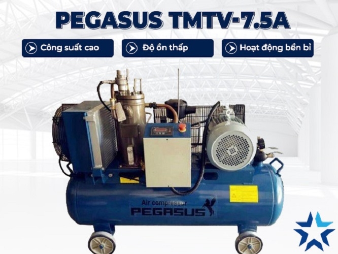 Máy Nén Khí Trục Vít Pegasus 5.5Kw TMTV-7.5A