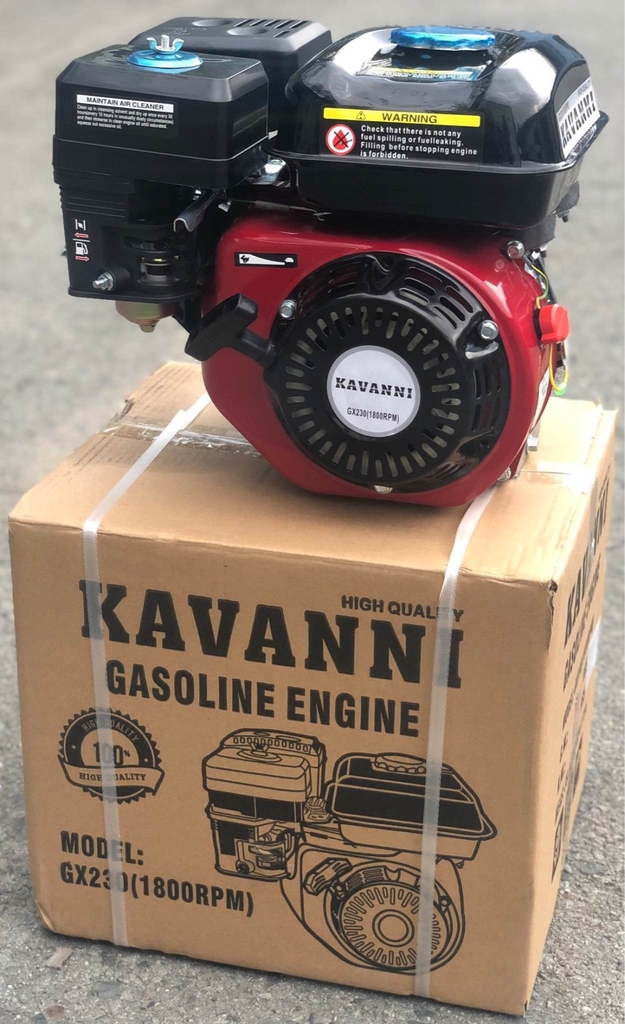 Máy nổ chạy xăng KAVANNI GX 230R 7.5HP tua chậm