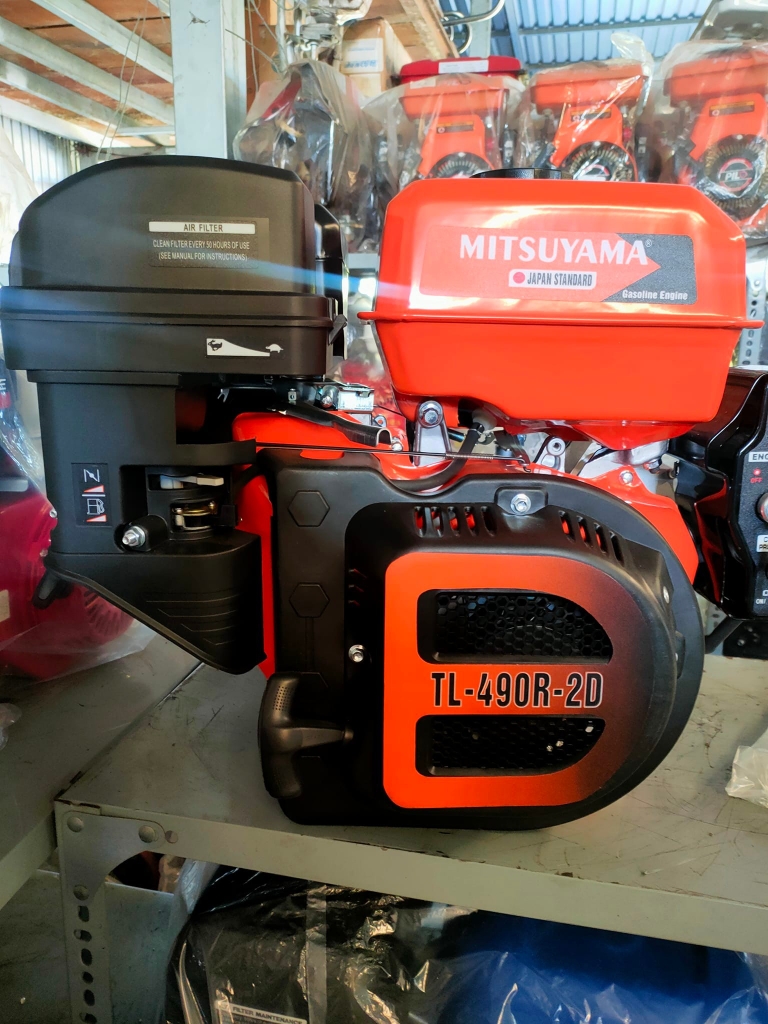 Máy nổ chạy xăng MITSUYAMA 20Hp TL-490R-2D tua chậm có đề