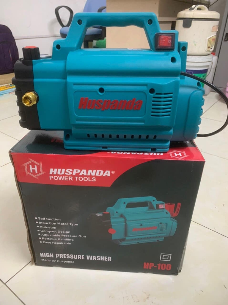 Máy Rửa Xe Huspanda 2600W HP 100