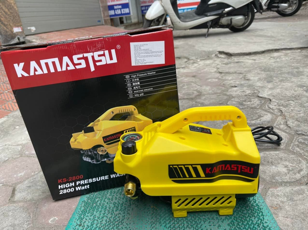 Máy rửa xe KAMASSTSU 2800W KS 2800