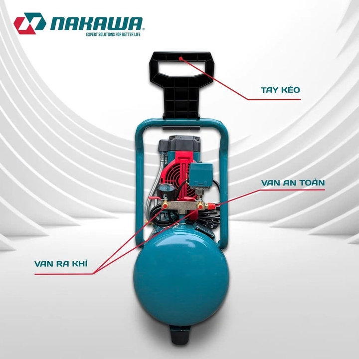 Máy nén khí không dầu NAKAWA 1.8HP NK-18H32L