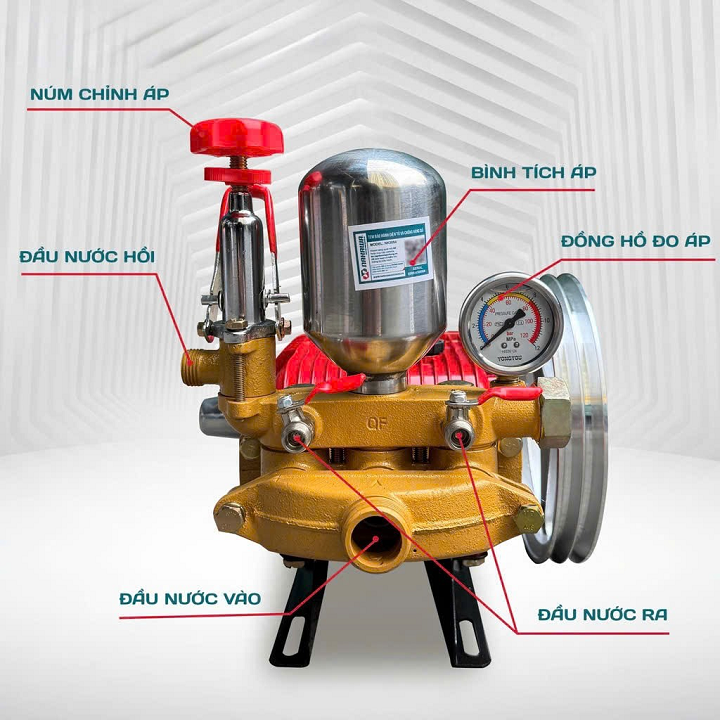Đầu xịt áp lực NAKAWA 3.5HP NK-3054