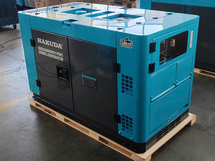 Máy phát điện chạy dầu HAKUDA HKD12000P1 PRO 12KW siêu cách âm